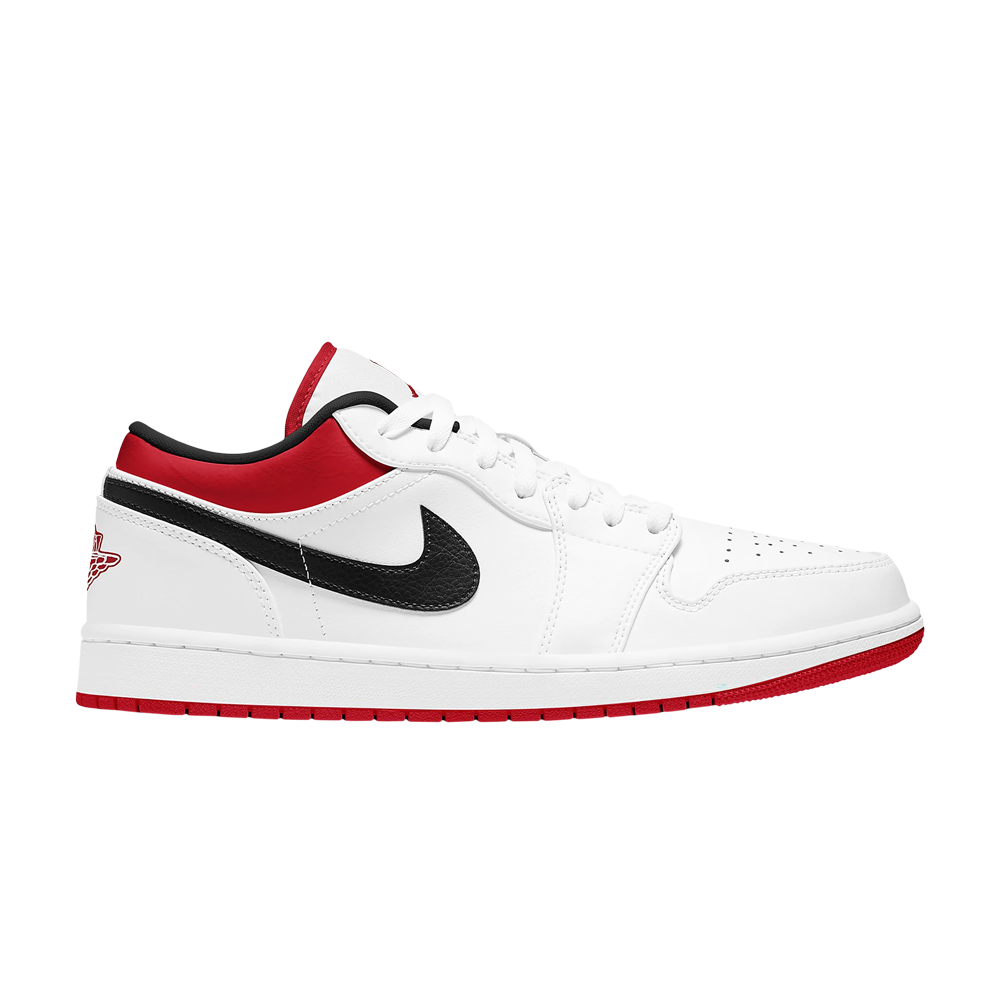 Air Jordan 1 Low 'White University Red' 553558-118